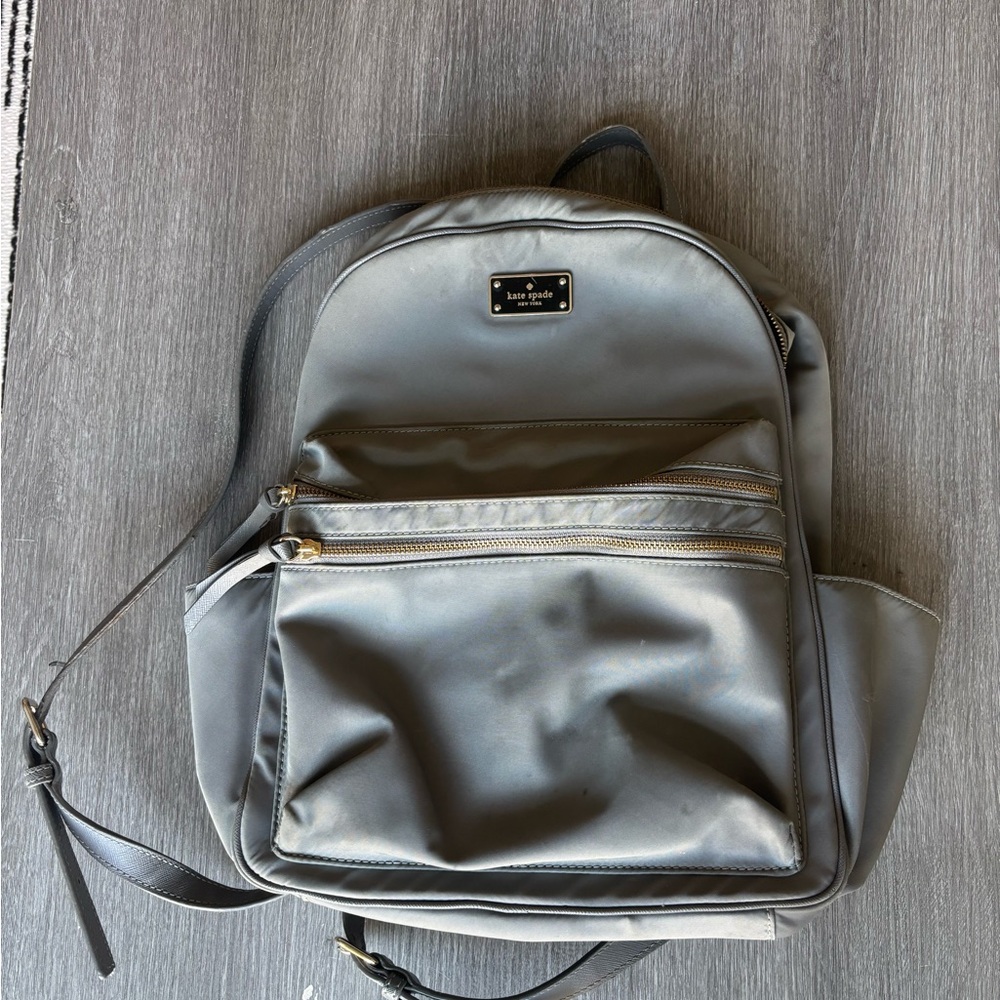 Kate Spade Grey Backpack
